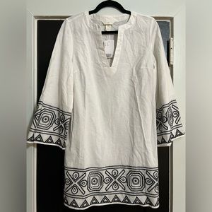 H&M Embroidered Tunic Dress/Cover up Size Small